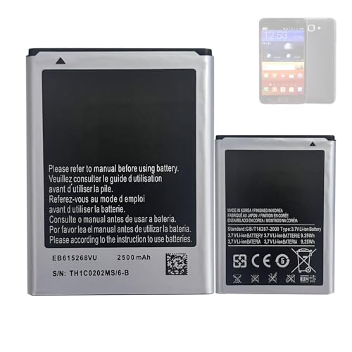 HIGHAKKU EB615268VA Batterie de rechange compatible avec Samsung Galaxy Note SC06 615268VA Galaxy Note i9220 i717 GT-N7000