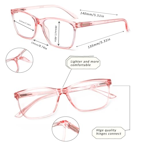 Image of SIGVAN Ladies Reading Glasses Blue Light Blocking Spring Hinge Fashion Pattern Print Eyeglasses for Women