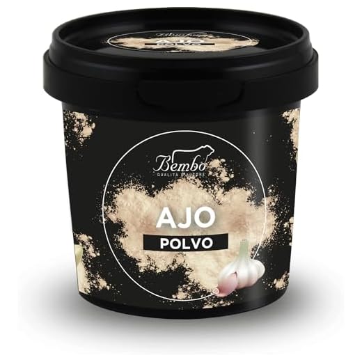 Ajo en polvo 70g - 100% Natural, obtenido a partir de ajo secado con delicadeza, sin adición de aditivos y adecuado para la dieta vegana