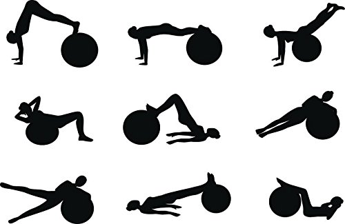 Nasara SPANCO PVC Anti Burst Gym Yoga Ball, Grey 1