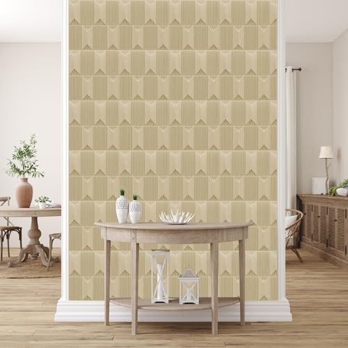 Image of Kayra Decor 3D Wall Panel PVC Artisian Design White Tail Color 19.7 inch x 19.7 inch (Pack of 40) - Covers 107.80 Sq. Ft.