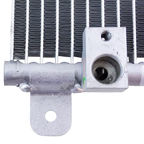 Image of TRQ A /C Condenser and Receiver Drier Assembly Compatible with 2020-21 Honda Civic Sedan L4 2.0L 2017-19 Civic LX L4 2.0L 2017-18 EX 2017-18 LX-P 2016 EX LX-P LX