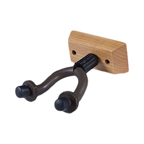 Lamavido guitarra percha madera 1-Pack gancho soporte de montaje en pared soporte para guitarra eléctrica acústica ukelele