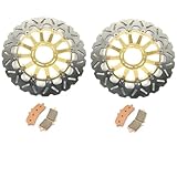 ducati bremsscheiben vorne Hergestellt aus hochwertigem Edelstahl 420 (2Cr13).Außendurchmesser:330mm,Innendurchmesser:72mm,Dicke:5mm