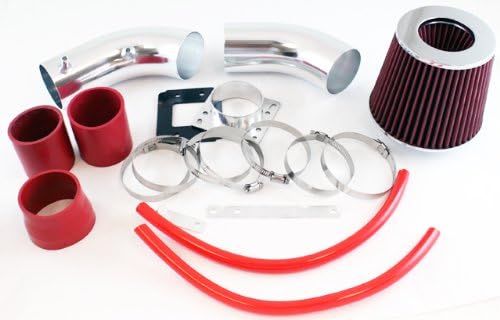 R&L Racing 3" Red Cold Air Intake Induction Kit + Filter 88-95 Compatible With Toyota 4Runner/Pickup/93-94 T100 3.0L V6