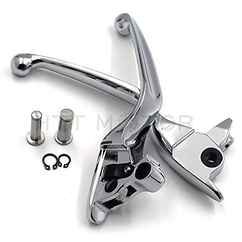 Httmt Mt241-026-Cd Parts Chrome Brake Clutch Hand Lever Compatible With Harley 2008-2013 Touring And Trike Models 2014-Later Flhr And Flhrc (Does Not For Models Equipped With Hydraulic Clutch) #TOP5
