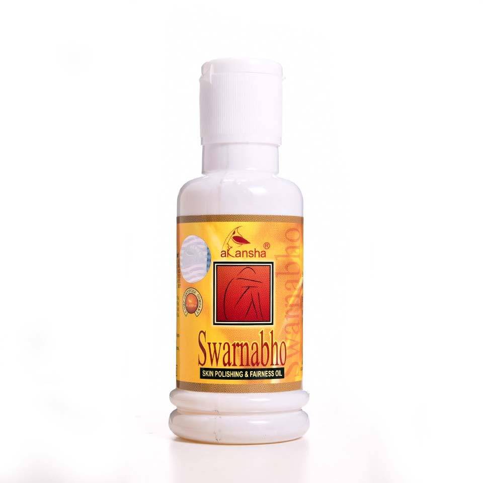 Image of AKANSHA Swarnabho Ayurvedic Natural Face and Body Oil (100ml)