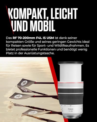 Canon-RF-70-200mm-F4L-IS-USM-Objektiv-Konstante-Blendenoeffnung-von-14-kompaktes-und-leichtes-Design-wetterfest-kompatibel-mit-allen-Canon-Kameras-der-EOS-R-Serie - Sparfuchs24.io - Preisvergleich & Top Angebote Online