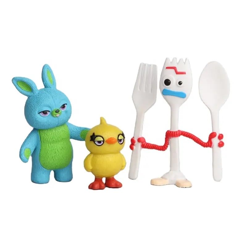 Image of Mini Action Figures, Multiple Character Collectible Set, Car Dashboard, Decoration and Cake Topper Toys for Fans 5-15 cm (7 Pcs Adorable Toy & Story Playset)