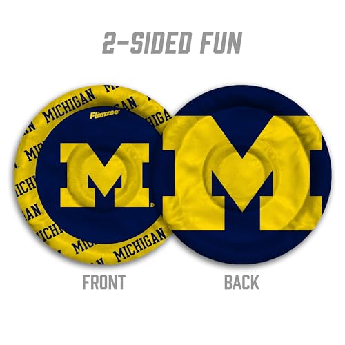 Image of YouTheFan NCAA Michigan Wolverines Flimzee Bean-Bag Flying Disc