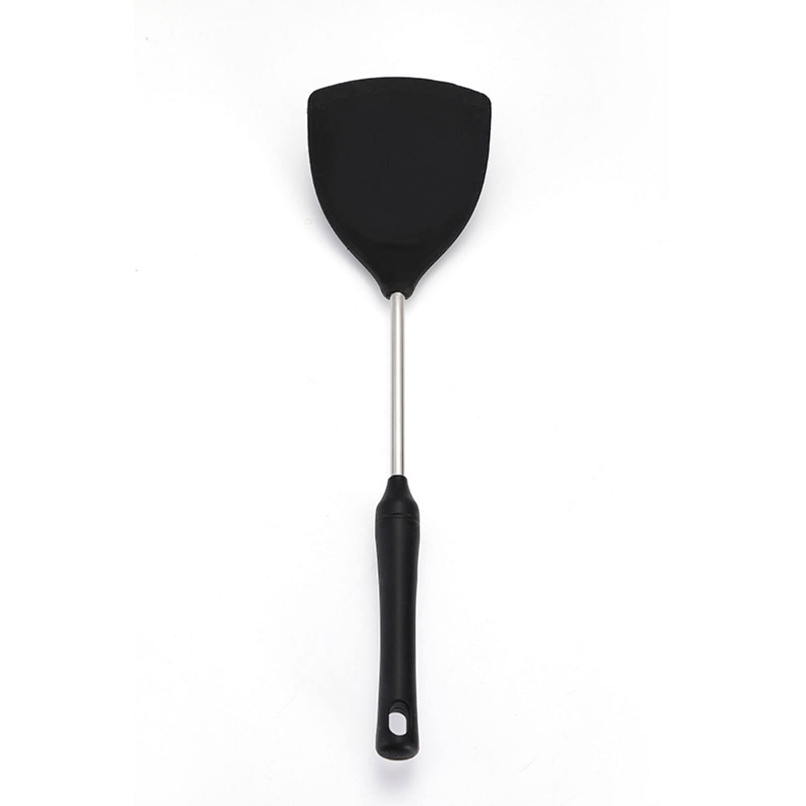 Kalttoy Black And Silver Silicone Cooking Gadgets Cooking Shovel Spatula Kitchen Accessories 4 Colors Choose Great Gifts For Chef Spatulas For Nonstick Cookware