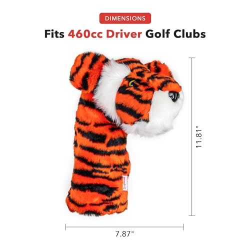 Daphne's Tiger Golf Driver Headcover for Men & Women
