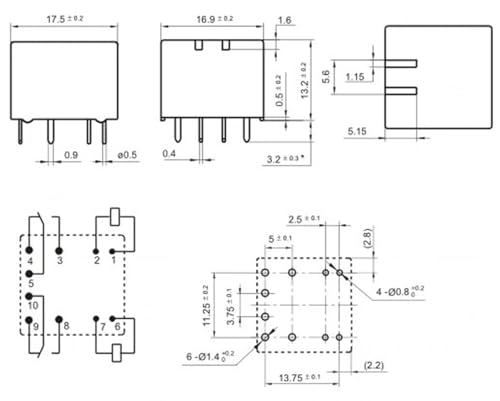 Relais KD-2C-12V-25A à 10 broches commutation haute performance pour verrouillage centralisé - 2