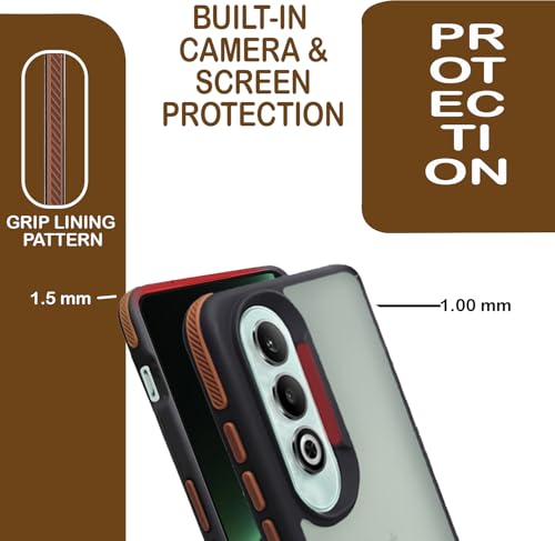 Image of A rtistque Frosted Ultra Matte Back Cover Case for OnePlus Nord CE 4 5G | Smooth Sides with Grip | Stylish Protective Design | Raised Camera Edges | OnePlus Nord CE4 5G Back Cover - Brown