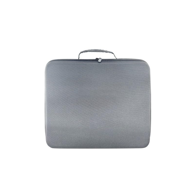 Funda de Transporte Consola de Juegos para PS5 Slim Funda Protectora, Bolsa de Almacenamiento de Viaje Bolso portátil con Consola para PS5 Slim, mandos (Gris)
