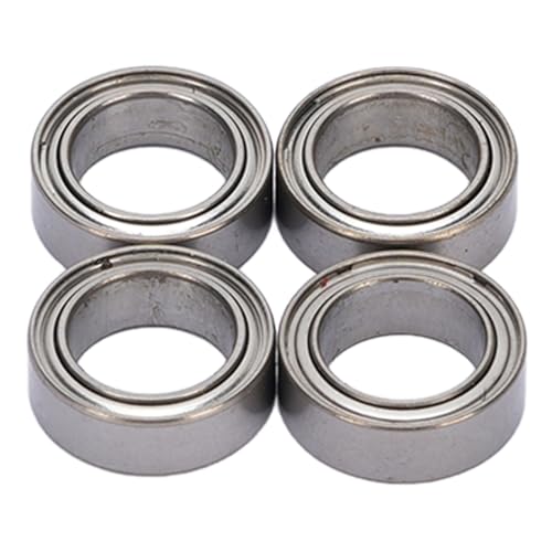 4Pcs RC Car Ball Bearings, 6046 Metal Double Rubber Sealed Bearing Kit for SCY 16101 16102 16103 16201 Upgrade Parts
