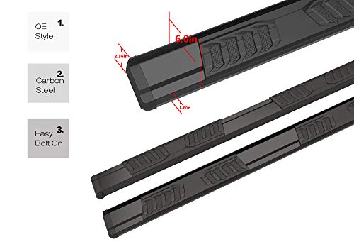 Barras laterales HD Ridez para Chevy Silverado 2007-2019 miniatura 3