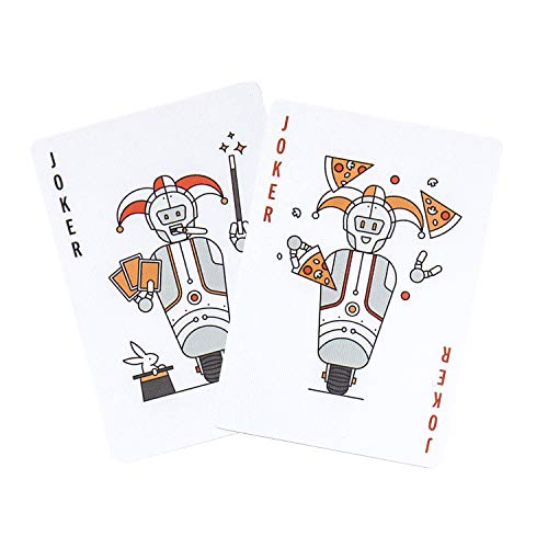 Stellar Factory Baraja Póker Robots 54 Cartas Tema Robot miniatura 5