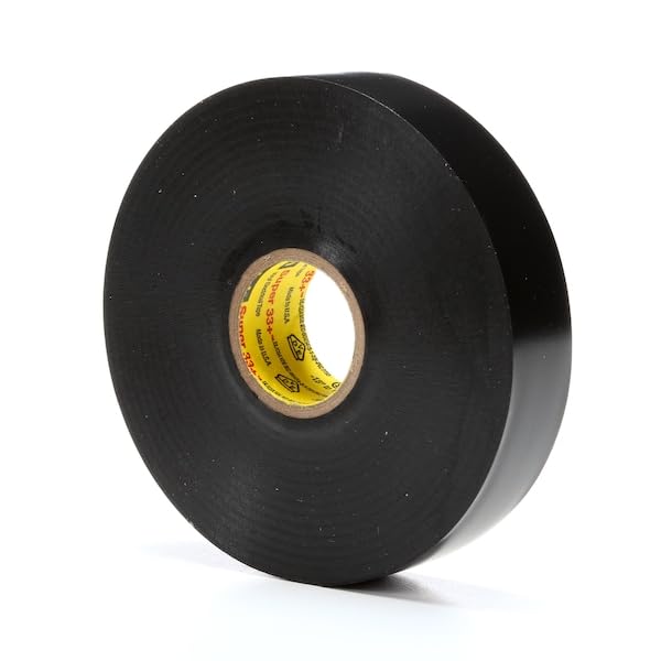Image of 3M Scotch Super 33+ Electrical Tape - 3 /4 in x 36 yds, Black, 1 Roll