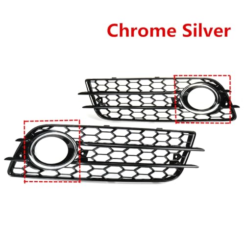 Cubierta de rejilla antiniebla 8K0807681C para parachoques de Audi A4 B8 S4 2008-2012 3