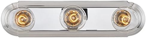 3-Light Chrome Bathroom Vanity Light