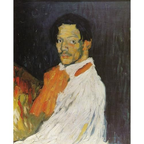 Yo Picasso reproduction d'art sur toile roulée pour décoration murale moderne 101x127 cm