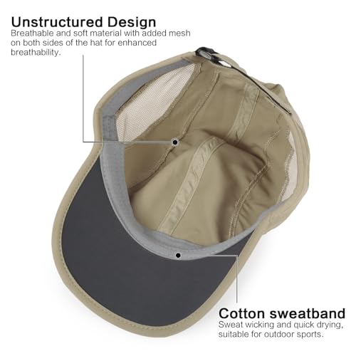 Image of HH HOFNEN Quick Dry Baseball Cap Unstructured Water Resistant Golf Hat