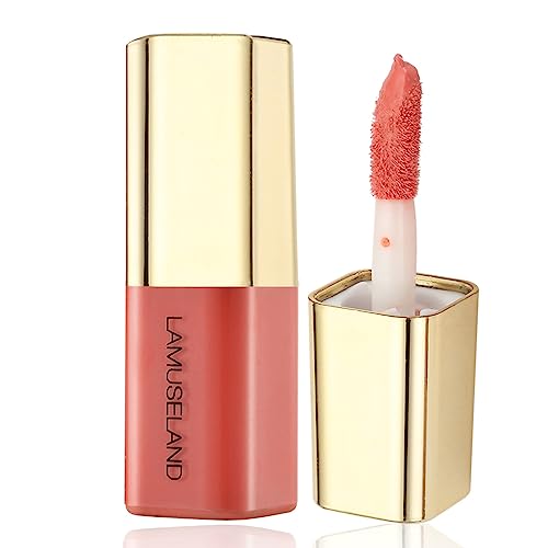 Liquid Blush Mini Nude Makeup, Matte Blush Llasting, Waterproof, Light & Breathable, Female Beauty Liquid Blush Wand Mixable For Cheek And Lip, Cream Liquid Blusher Easy To Carry #TOP9