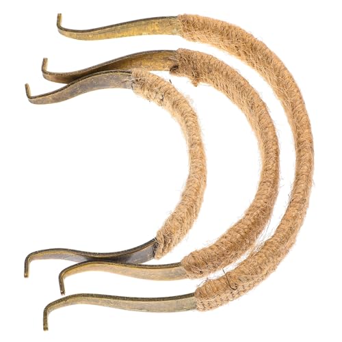 ELAYARD 3 piezas Asas de Tetera Retro Haya Resistentes al Calor de Ergonómicas para Uso Diario Accesorio Práctico para Reemplazo Ollas y Jarra de Cocina