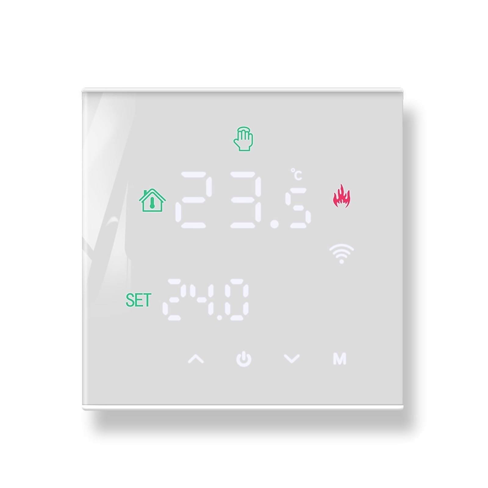 Inteligentny termoregulator domowy Ciepły termostat podłogowy do ogrzewania elektrycznego Regulator temperatury Kocioł gazowy OszczęDza Energię I Koszty Ogrzewania(TGW60W-WIFI-WP)