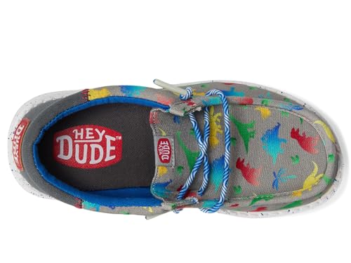 Image of Hey Dude Kids Wally Dino (Little Kid /Big Kid) | Casual Shoes