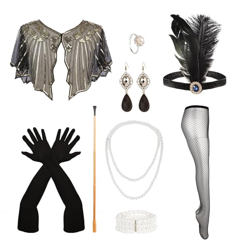 ZFZ 1920s Flapper Great Gatsby Accessories for Women Fashion 1920s...