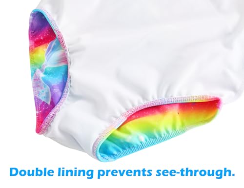 Image of Snowheart Girls Swimsuit One-Piece Bathing Suits Multicolor Kids Sport Summer Beach Swimwear for 2-12 Years Old