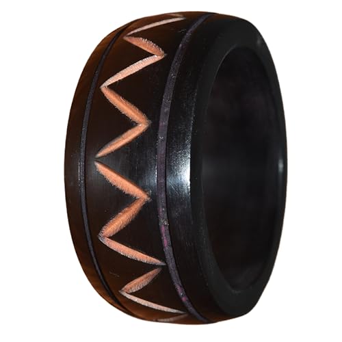 Image of Handmade Natural Wooden BangleHandmade Bracelet Vintage Simple Round Natural Wooden Bracelet Bangle for Women Jewelry.