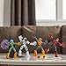 Spider-Man Marvel Bend and Flex Action Figure Toy, and Anti-Venom Vs. Marvel's Mysterio and Hobgoblin, Frustration Free Packaging (Amazon Exclusive), Multicolor, 4 Count (Pack of 1) with Accessories