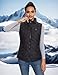 Toastiv Heated Vest Women with 18400mAh 7.4V Battery Pack Included,Quilted Electric Warming Vest Women's Heated Vests，M