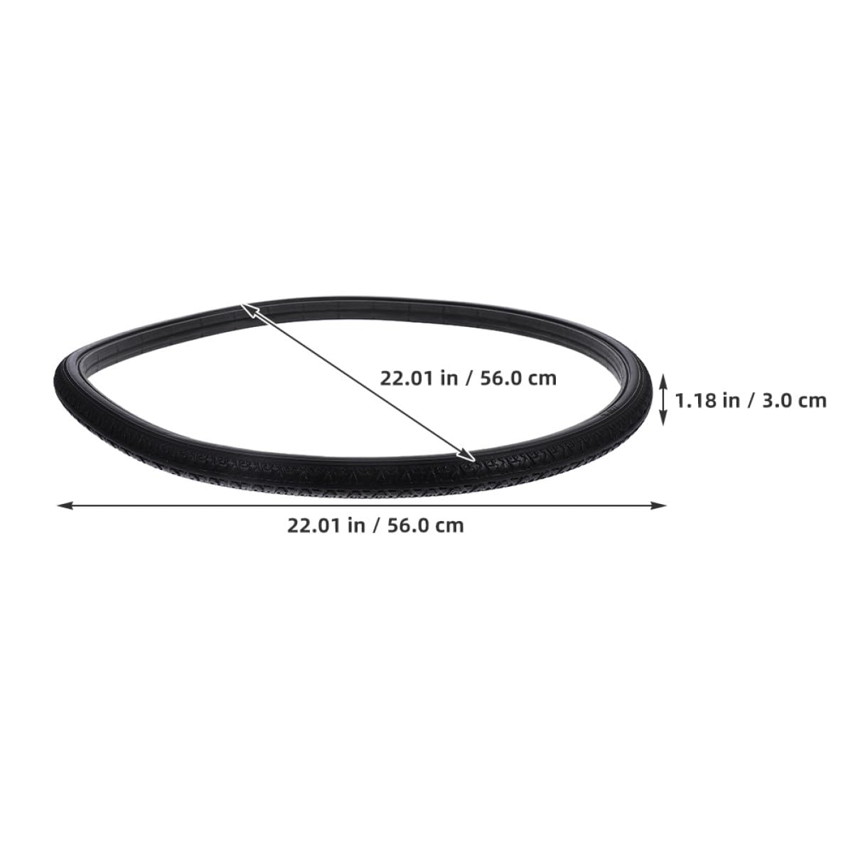 Operitacx Rollstuhl Ersatzreifen PU Schaum Vollgummi Elastisch Schwarz 24 X 1 3/8 Zoll für Manuelle und Elektrische Rollstühle Wartungsfrei
