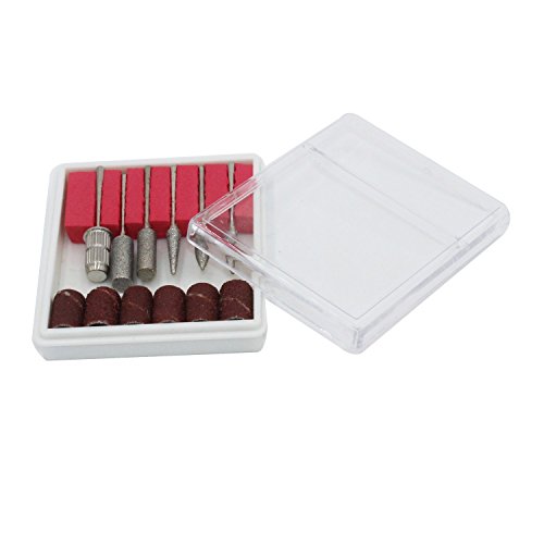 NIUPIKA Grind Nails Appliance Art Drill Kit Electric Finger Toe Nail Grinder Polish Rotary Tool Accessories Manicure Pedicure Tools Nails Grinding Repair - Thumbnail 6