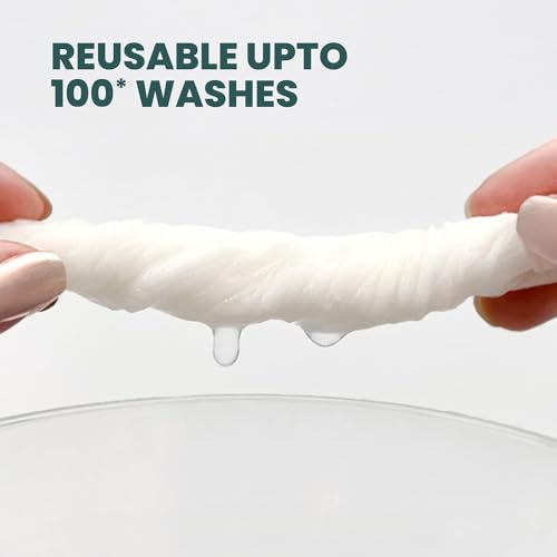 Image of Happi Planet | Reusable Kitchen Towels | Kitchen Cleaner Wipes | 20 Pulls - 2000 Times Washable | Pull Wipe Wash Reuse | Highly Absorbent, Eco-Friendly, Non-Toxic | For Oil, Tea, Ketchup & Flour Stain