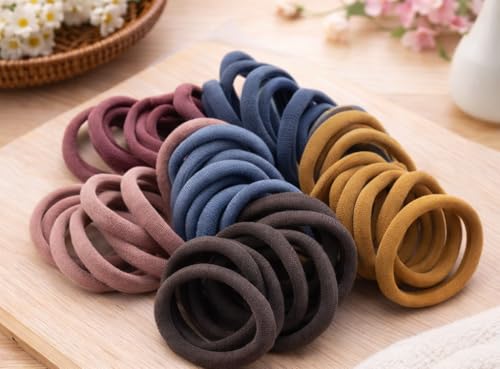 Ponytail Holders Hair Ties Rubber Bands for Girls & Women | Soft ...