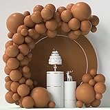 Brown Balloons 84 pcs Mocha Balloons Garland Arch Kit 5 inch +12 inch +18 inch Coffee Balloons Happy...