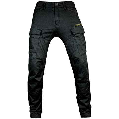 John Doe Stroker Cargo XTM | Motorradhose | XTM | Atmungsaktiv | Motorrad Cargo Hose | Hose mit Seitentaschen | Protektoren sind enthalten Cover