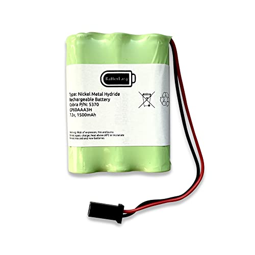 Cobra 5370 6422 Batterie de rechange pour voiture 7,2 V 1500 mAh