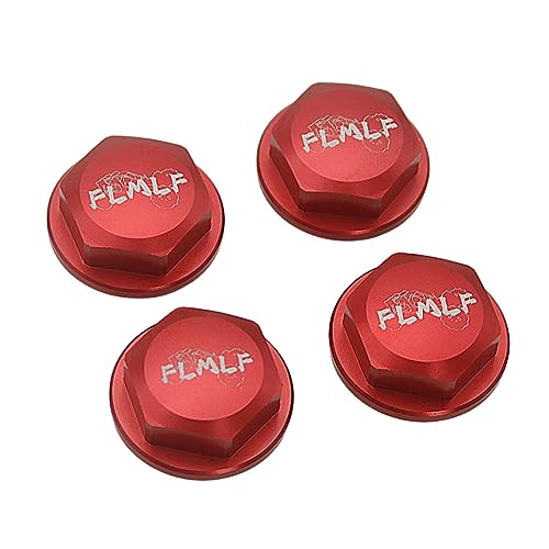 Adaptateur pneu pour Traxxas X-Maxx usiné CNC en métal haute résistance rouge