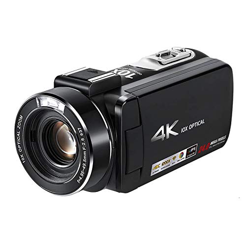 Lipa Caméra vidéo AD-C7 4K Ultra HD Sony CMOS WiFi/Résolution 4K/Full HD 60 fps/capteur SONY/24 mégapixels/Ampoule LED/Zoom numérique 120x, Zoom Optique 10x/Connexion Microphone Externe