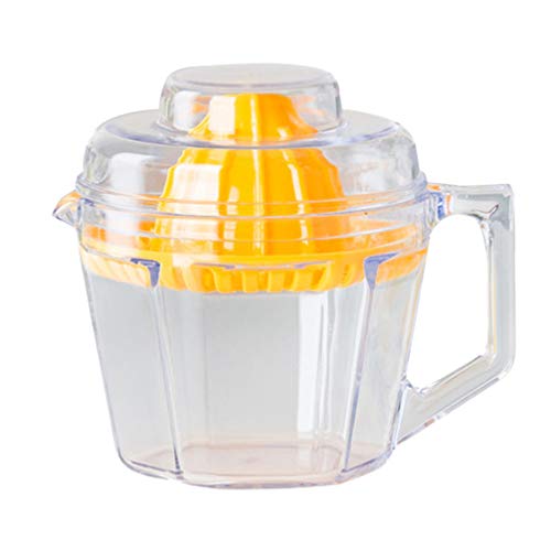 Espremedor manual de frutas cítricas da Cabilock - Espremedor manual e amarelo