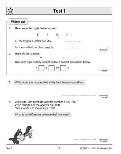 KS2 Maths SAT Buster 10-Minute Tests - Problem Solving (for the 2024 tests) (CGP SATS Quick Tests)