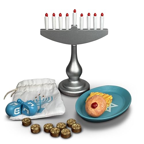 THE QUEEN'S TREASURES 18 Inch Doll Food Accessory, 22 Piece Authentic Hanukkah Play SetIntended for use with American Girl Dolls