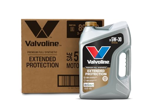 Image of Valvoline Extended Protection Full Synthetic Motor Oil SAE 5W-30 5 QT, Case of 3