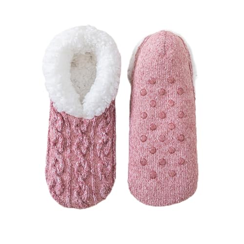 Image of Fuzzy Fluffy Slipper Socks with Grips for Women & Men for House